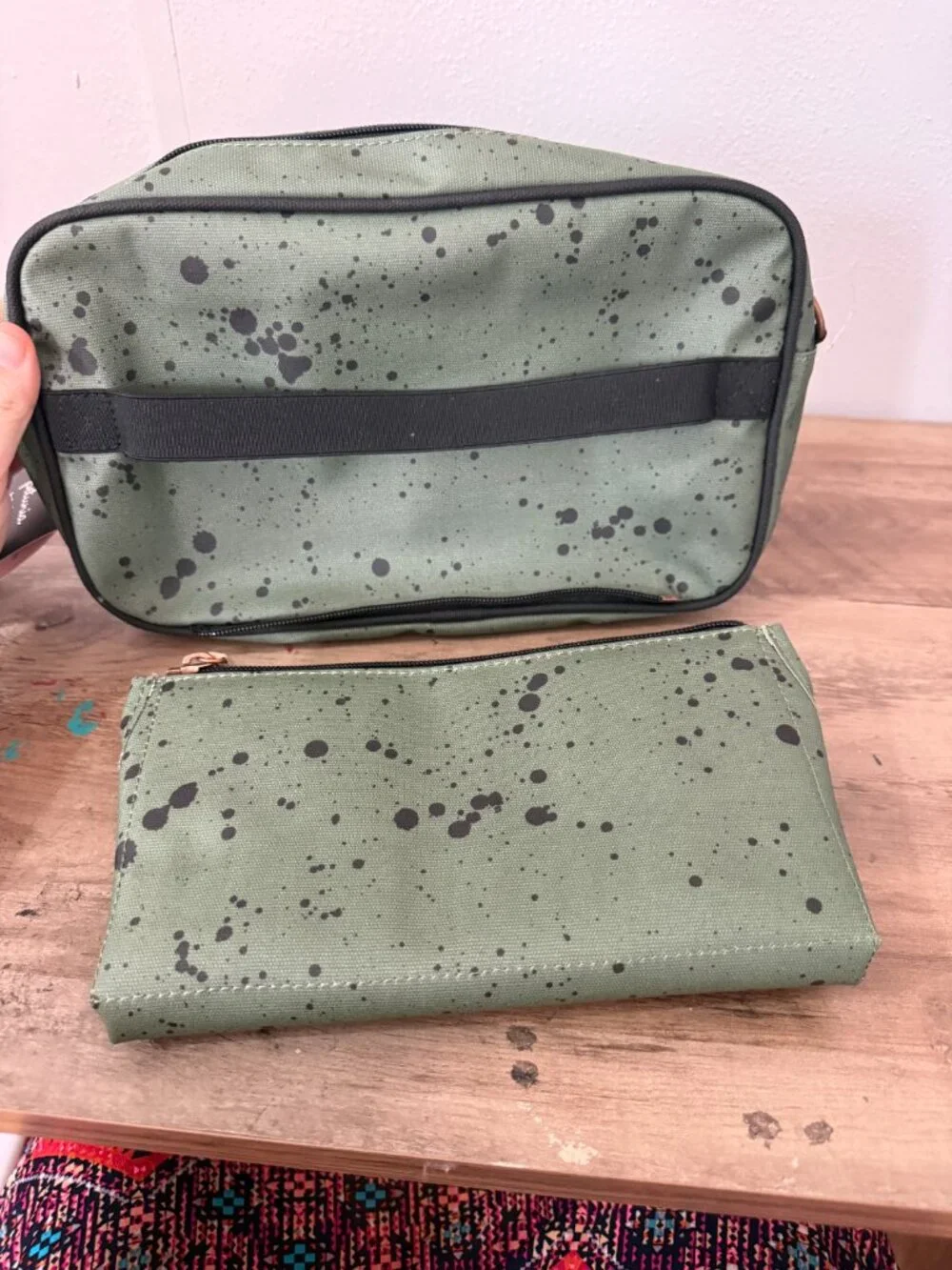 NWT Petunia Pickle Bottom Companion Clutch Olive 💚